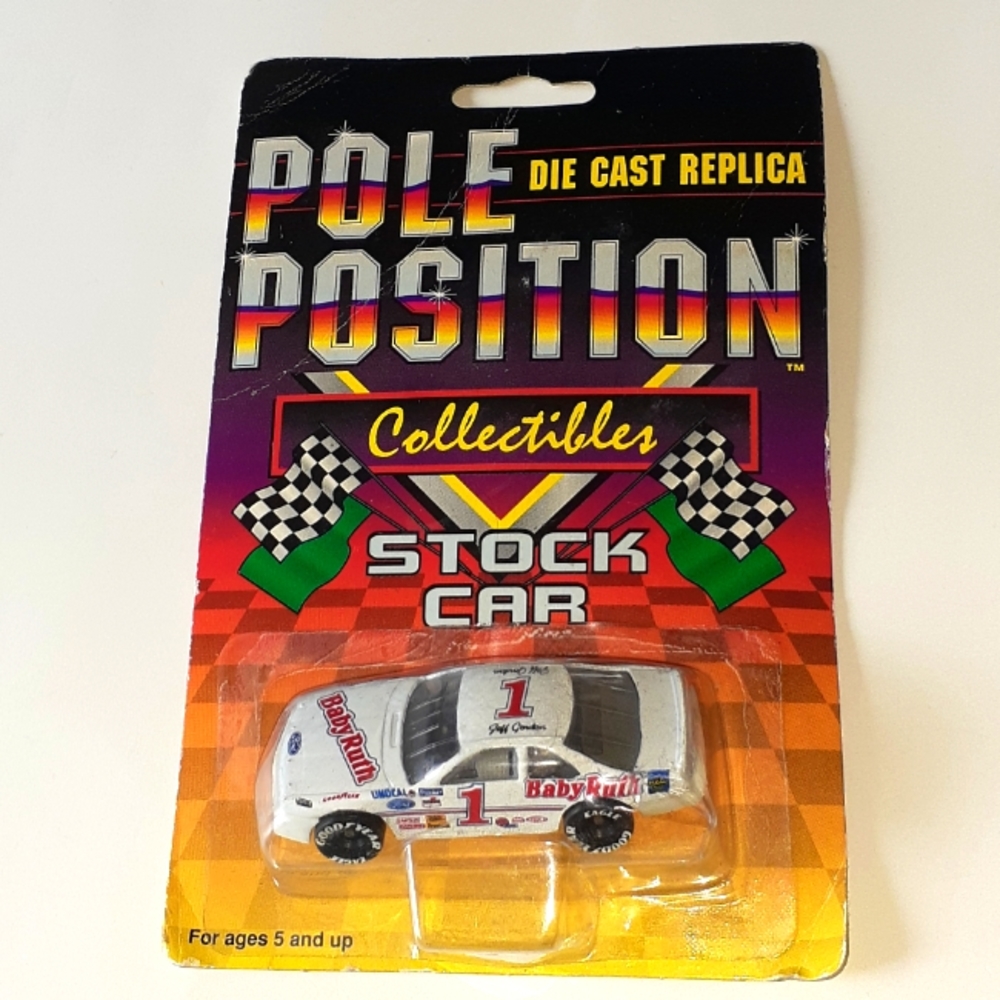Vintage 1991 Pole Position Jeff Gordon Baby Ruth Ford 1/64 NASCAR